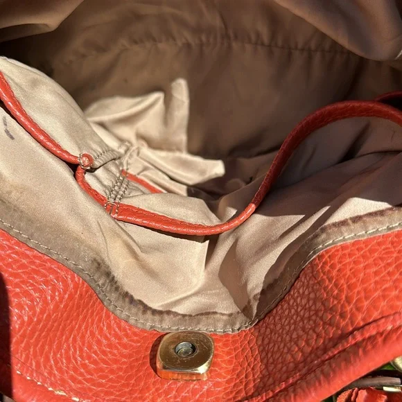 Wilson’s leather burnt orange handbag - Picture 6 of 9